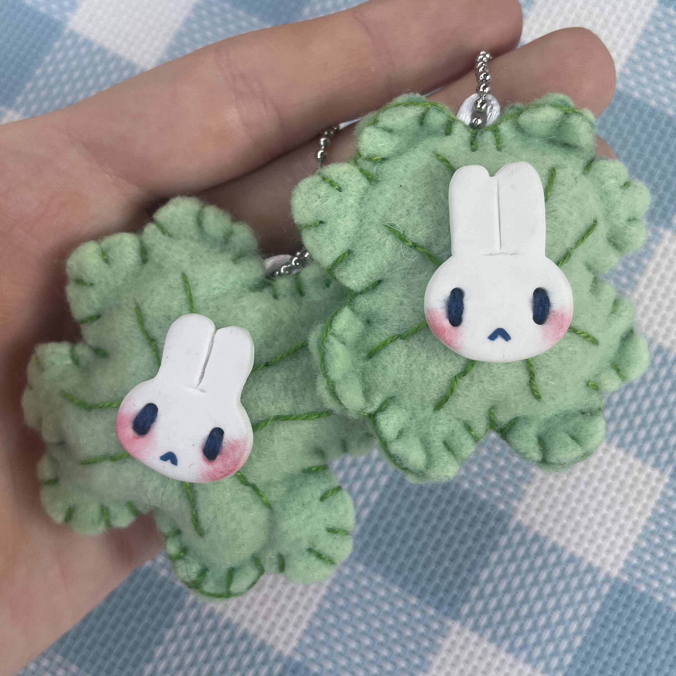 Lucky Bunny Bag Charm - Image 2
