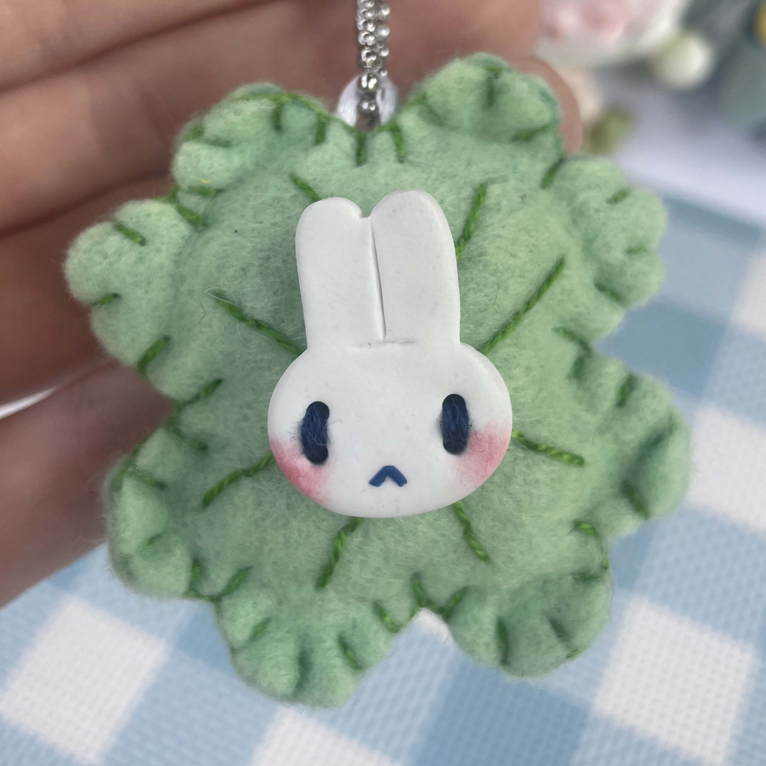 Lucky Bunny Bag Charm - Image 3