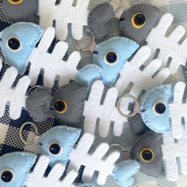 Felt Fish Bag Charm