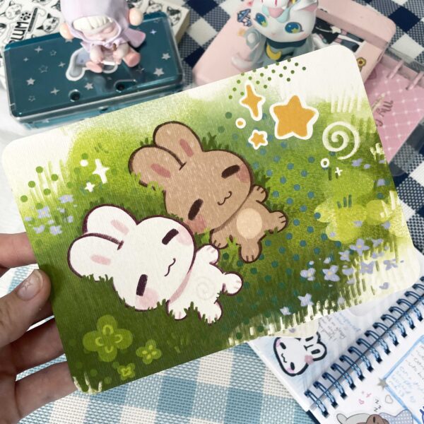 Meadow Bunnies Print