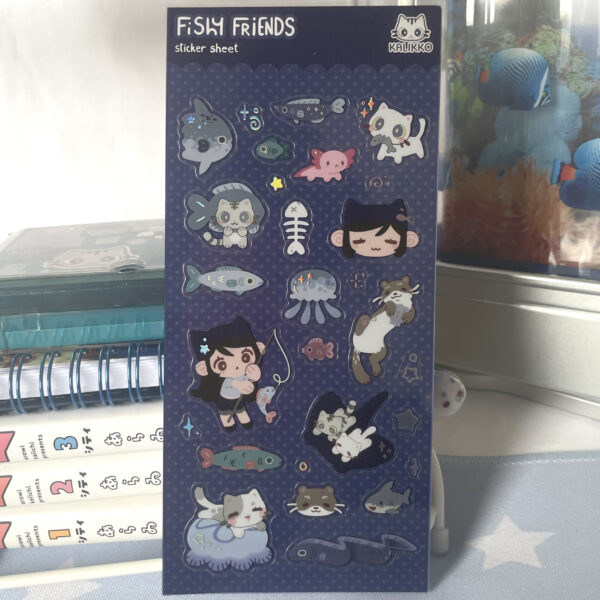 Fishy Friends Holographic Sticker Sheet
