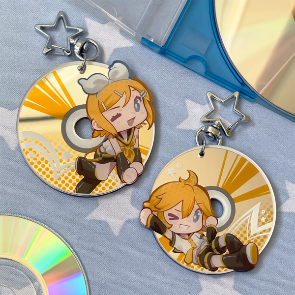 Rin & Len Mirror Acrylic Charms